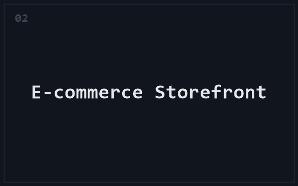 E-commerce Storefront